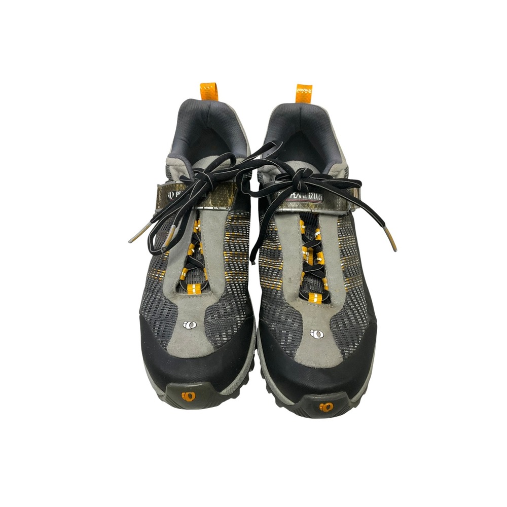 Pearl Izumi Women Mountain Bike Shoes Gray Orange SPD Cycling MTB SZ 41/ US 10 - Picture 9 of 9